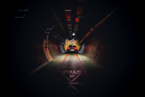 Auf dem Weg von London nach Brüssel nutzte der Jaguar I-Pace die Servicetrasse des Eurotunnels unter dem Ärmelkanal.