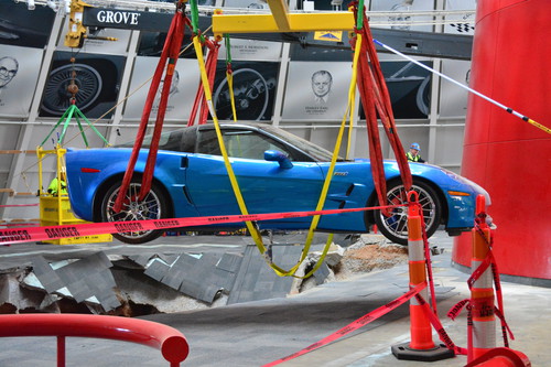 Aus der Tiefe ans Tageslicht geholt: Chevrolet Corvette „Blue Devil“.