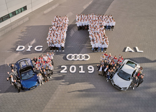 Ausbildungsbeginn bei Audi in Neckarsulm.