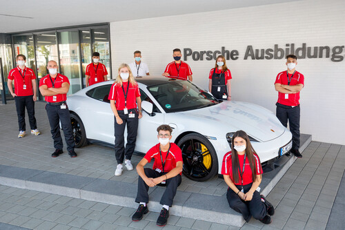 Ausbildungsstart 2020 bei Porsche.