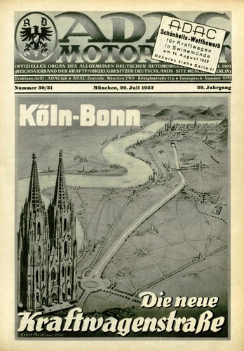 Ausgabe der ADAC-Motorwelt von 1932.