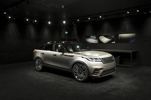 Ausstellung „The Range Rover Story“ im Jaguar-Land-Rover-Werk Solihull.