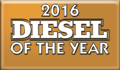 Auszeichnung „Diesel of the Year 2016“.