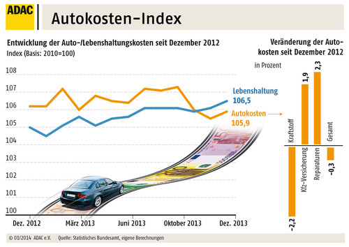 Autokosten-Index 2013.
