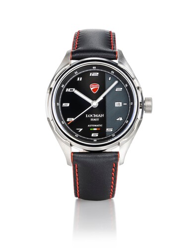 Automatische Uhr Time Only aus der Kollektion von Ducati und Locman.