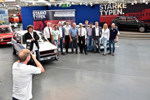 Automuseum Volkswagen – 40 Jahre Golf GTI: Leihgeber und Ehrengäste.