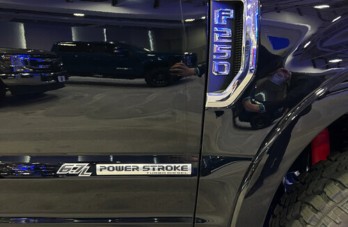 Autoshow Washington 2022: 6,7-Liter-Turbodiesel von Ford.