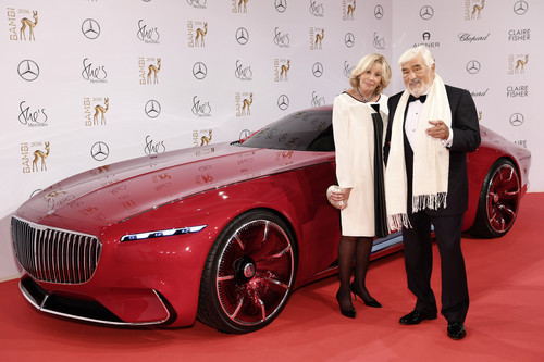 „Bambi“-Verleihung 2016: Mario Adorf und Ehefrau Monique.