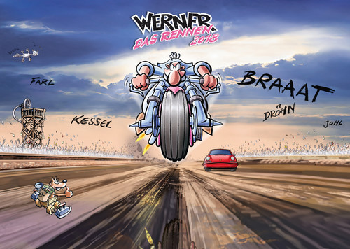 Banner zum Werner Rennen 2018. 