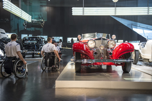 Barrierefrei: das Mercedes-Benz-Museum in Stuttgart.