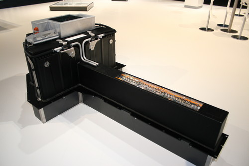 Batterie des Audi R8 E-Tron.