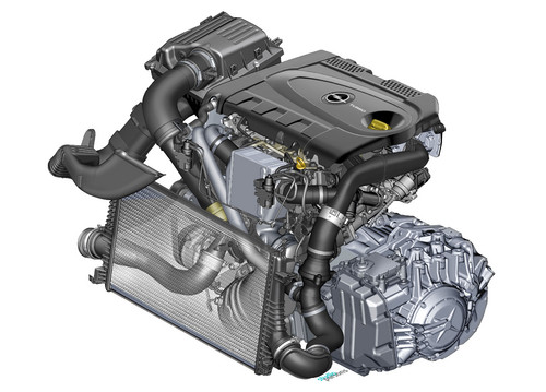 Bei Opels Biturbo-CDTI teilen sich zwei unterschiedlich große Turbolader die Verdichtungsarbeit. Dadurch hängt der Motor in allen Drehzahlbereichen spontan am Gas und überzeugt durch besonders harmonische Kraftentfaltung.