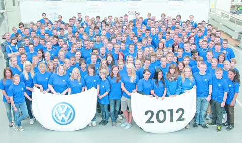 Bei Volkswagen in Kassel begannen 235 junge Männer und Frauen ihre Berufsausbildung oder starteten ins Duale Studium.