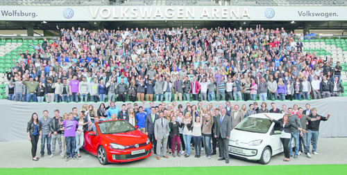 Bei Volkswagen in Wolfsburg begannen 666 junge Männer und Frauen ihre Berufsausbildung oder ein Duales Studium.