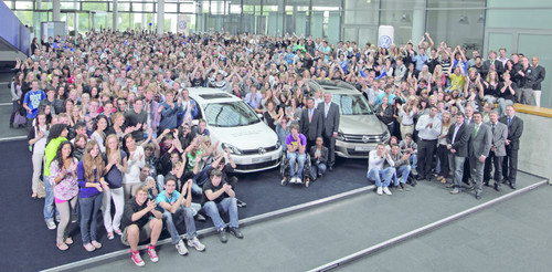 Bei Volkswagen in Wolfsburg starteten vor einem Jahr 610 junge Frauen und Männer ihre Berufsausbildung.