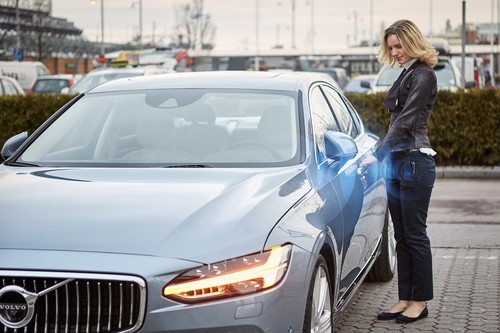 Bei Volvo soll das Smartphone den Autoschlüssel ersetzen.