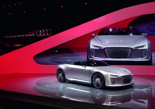 Beim Automobildesign gewann der Audi E-tron Spyder die Kategorie „Concept &amp; Studie“.