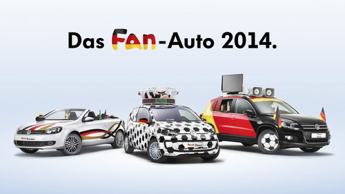 Beim Volkswagen-Wettbewerb „Das Fan-Auto 2014" gewann der Cup Up vom Team Simon Desue.