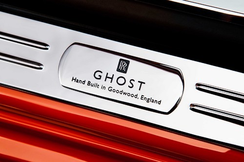 Bespoke-Detail an einem Rolls-Royce Ghost .