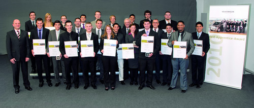"Best Apprentice Award 2010" für 22 Nachwuchsfachkräfte aus zwölf Ländern.
