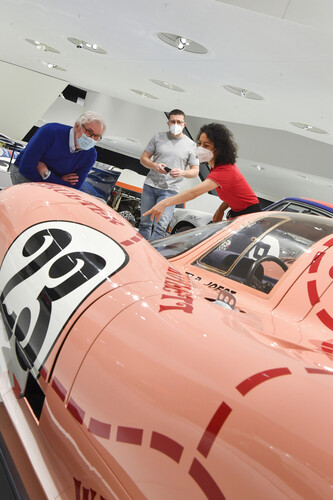 Besuch des Porsche-Museums unter Corona-Auflagen.