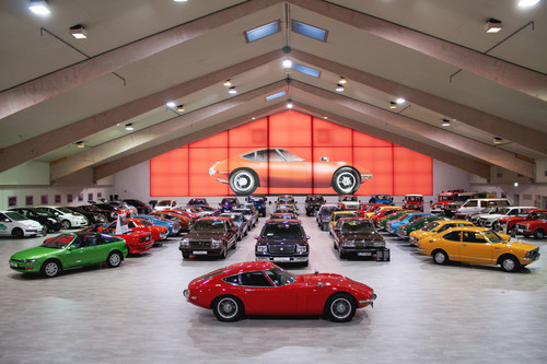 Blick in die Toyota Collection in Köln.