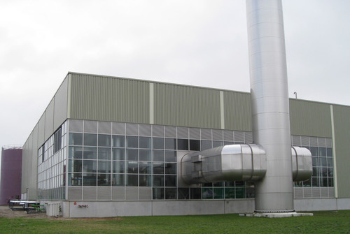 Blockheizkraftwerk wurde in die Energiezentrale im Global Logistics Center Germersheim.