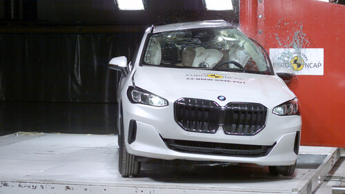 BMW 2er Active Tourer im Euro-NCAP-Crashtest.