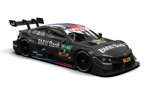 BMW Bank M4 DTM mit Bruno Spengler.