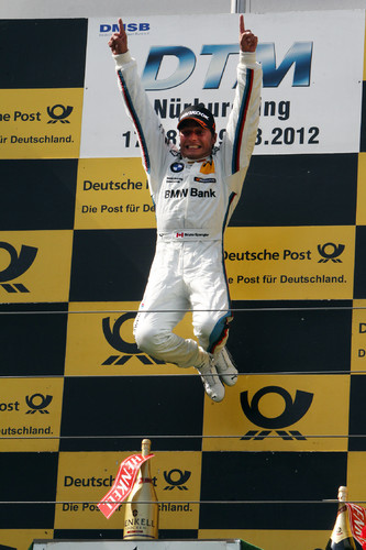 BMW-Fahrer Bruno Spengler gewann das DTM-Rennen auf dem Nürburgring.