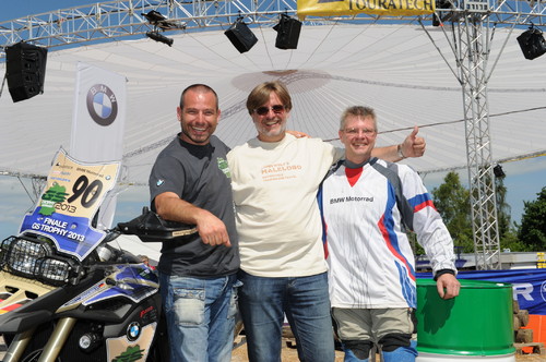 BMW-GS-Trophy: Das Alpenteam (von links) bilden Ernest Heggli, Manfred Preloschnik und Thomas Ringler.