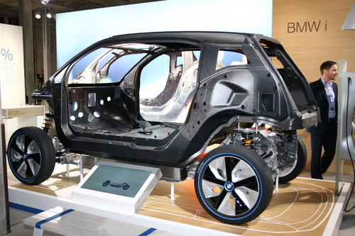 BMW i3 Concept: Fahrgastzelle aus Carbon.