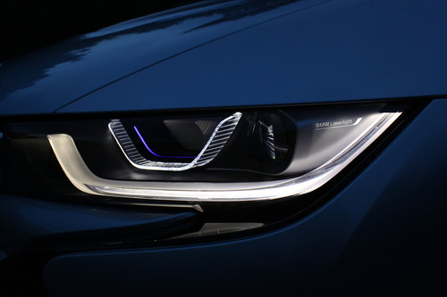 BMW i8: Laser-Scheinwerfereinheit.