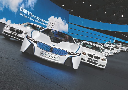 BMW-Markenauftritt bei der IAA 2009.
