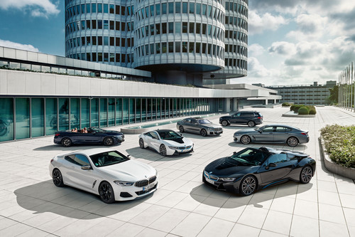 BMW-Produktpalette im Luxussegment. 