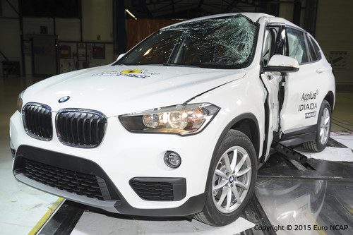BMW X1 im Euro-NCAP-Crashtest.