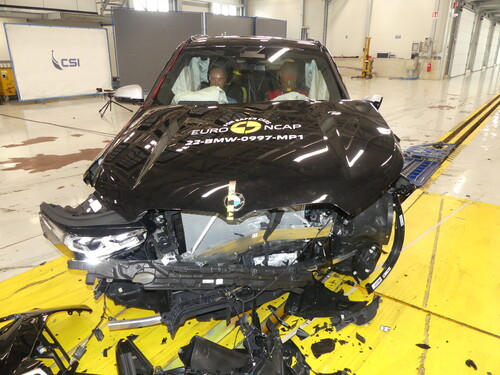 BMW X1 im Euro-NCAP-Crashtest.