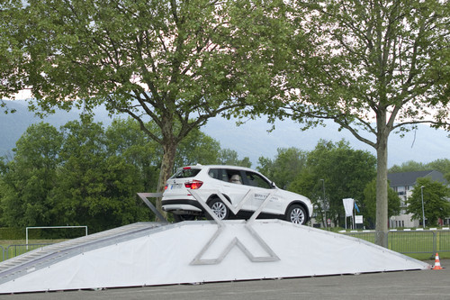 BMW X3 Games - Fahrgeschicklichkeitsprüfung.