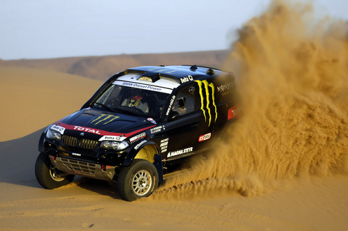 BMW X3CC für de Rallye Dakar 2011 in Südamerika:
