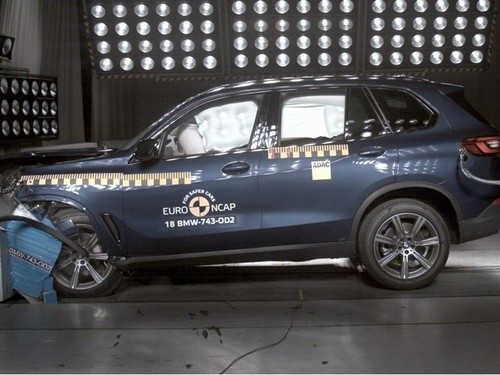BMW X5 im Euro-NCAP-Crahstest.