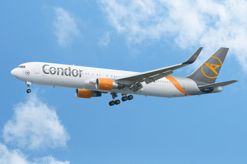 Boeing 767 von Condor.