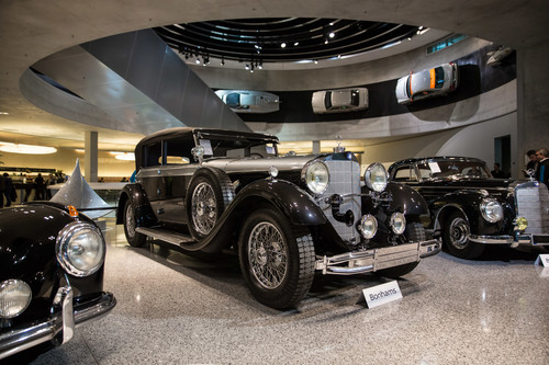 Bonhams-Auktion im Mercedes-Benz-Museum im März 2015.