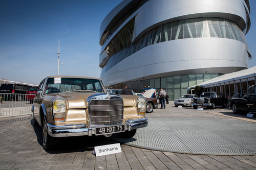 Bonhams-Auktion im Mercedes-Benz-Museum im März 2015.