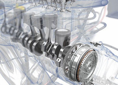 Bosch entwickelt leistungsstarke und effiziente elektrische Maschinen, die in den Antriebsstrang des Hybridfahrzeugs integriert werden können. Der Integrierte Motor Generator (IMG) ist zwischen Verbrennungsmotor und Getriebe platziert. Er dient sowohl als Antriebseinheit und als Generator.