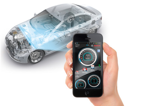 Bosch Fahrzeugdiagnose-App "Fun2Drive"