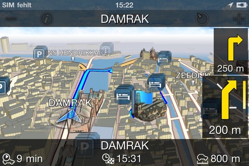 Bosch Navigation App - Amsterdam(iPhone).