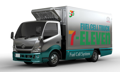 Brennstoffzellen-Lkw von Toyota.