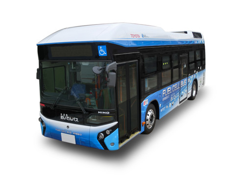 Brennstoffzellenbus der Toyota-Nutzfahrzeugmarke Hino.