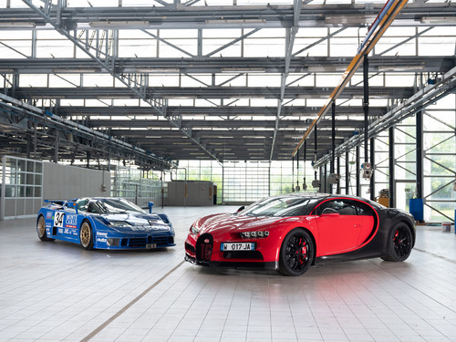 Bugatti-Historie: EB 110 und Veyron.