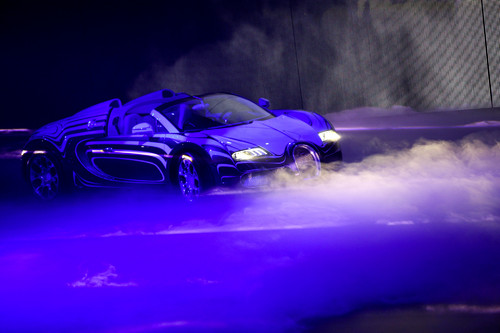 Bugatti L&#039;Or Blanc bei der Volkswagen Vorabendversanstaltung &quot;Driving Diversity&quot;.